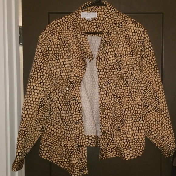 Vintage oversized jean jacket - Picture 2 of 2